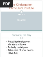 Download Pre-Kindergarten Curriculum Institute Day 1 by dmarti31 SN103348255 doc pdf