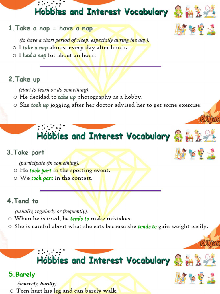 7. Hobbies & Interest | PDF