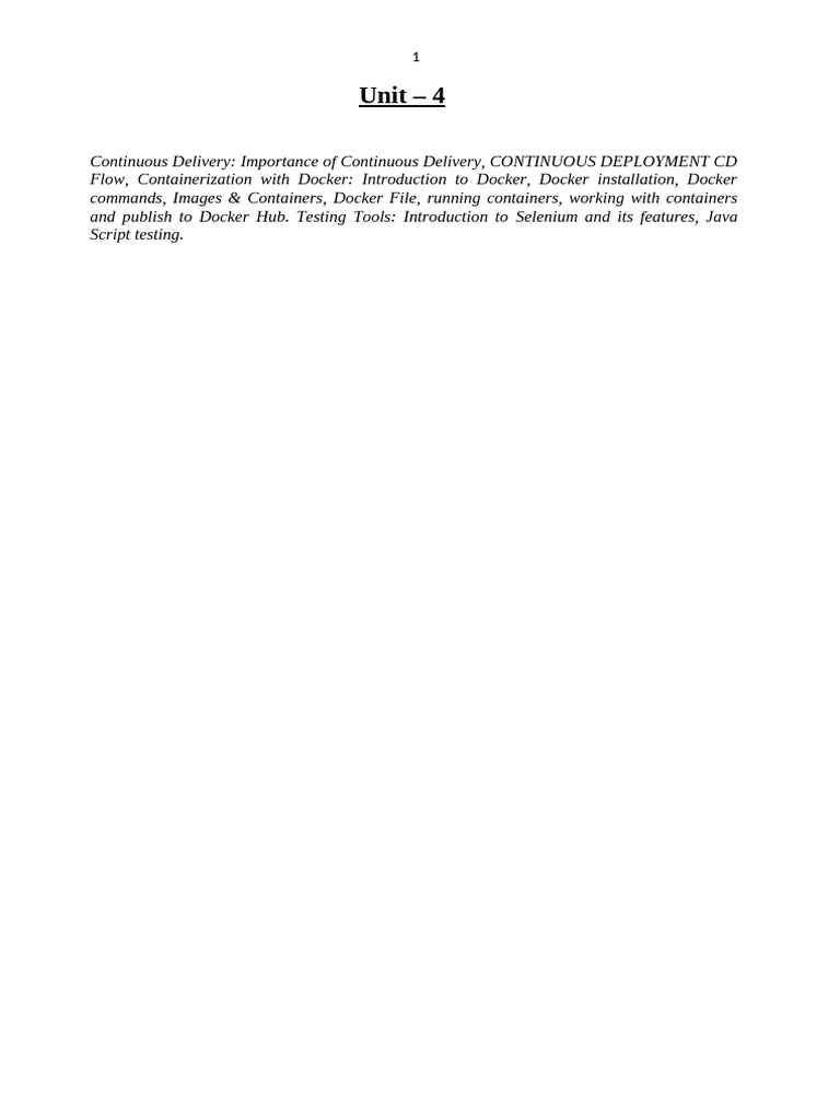 Unit 4 Lecture Notes | PDF