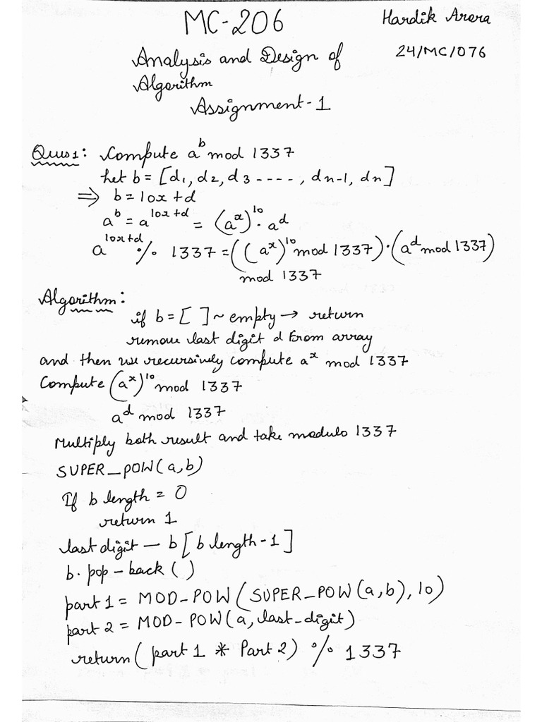 ADA assignment 1 | PDF