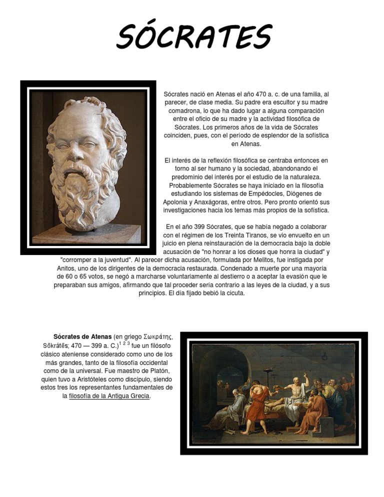 SÓCRATES | PDF | Ciencias sociales | Filosofía