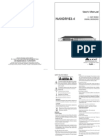 Maxidrive3-4 Alto User Manual