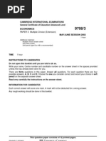 Download Economics Paper 3 by shanky631 SN103352990 doc pdf