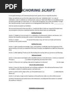 Inauguration Ceremony Anchoring Script | PDF | Home & Garden