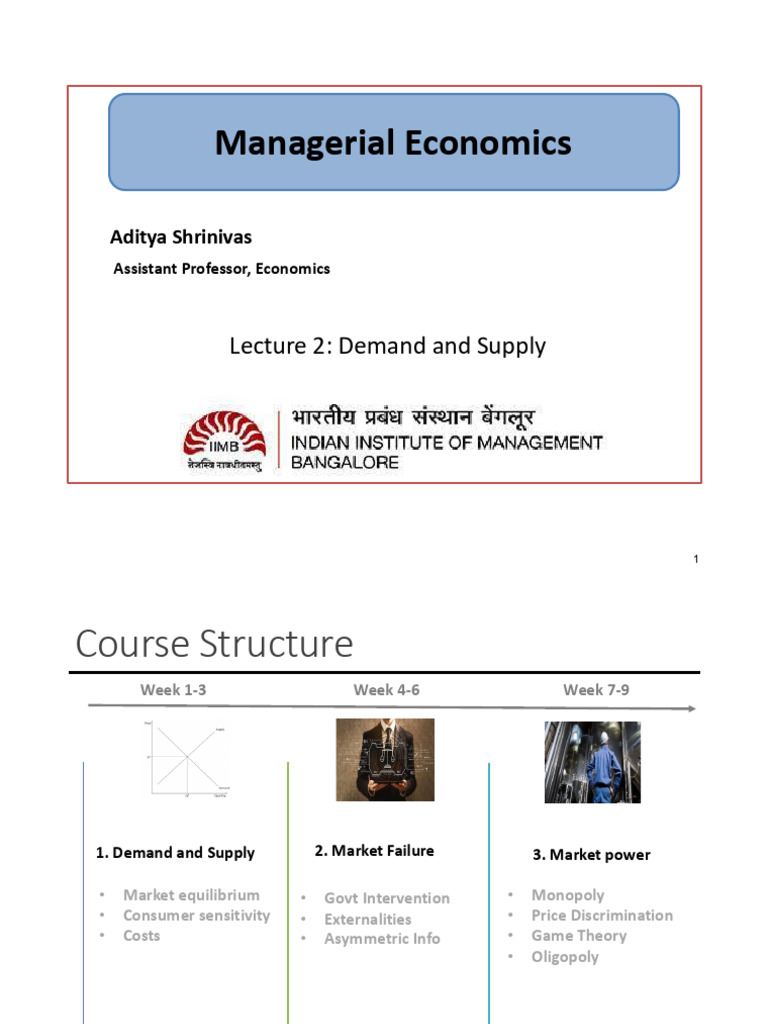 Lecture 2 Demand and Supply | PDF | Demand | Supply (Economics)