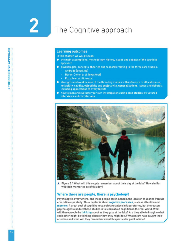 Cognitive Approach and Summary | PDF | Memory | Recall (Memory)