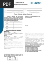 (atividade força elétrica ale)