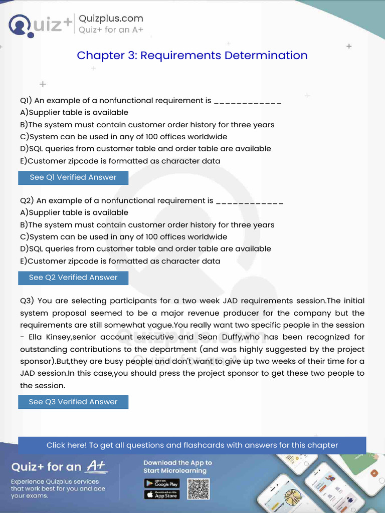 An Example of a Nonfunctional Requirement Is | PDF | Use Case | System