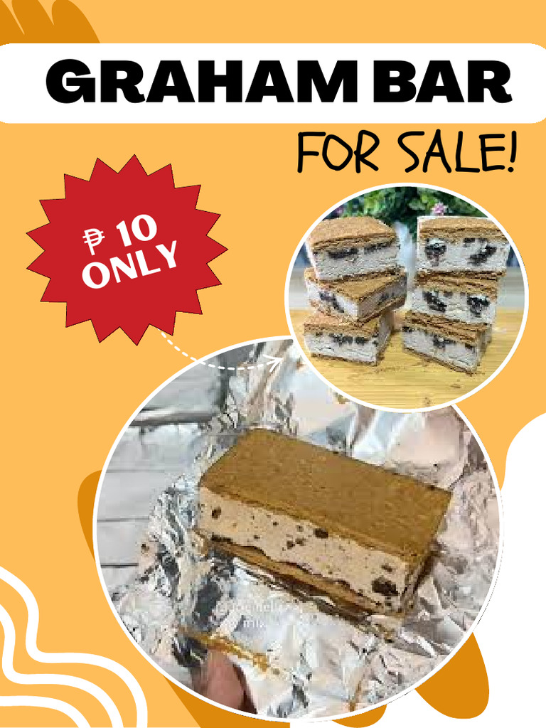 Black and Yellow Playful Graham Bar Poster | PDF