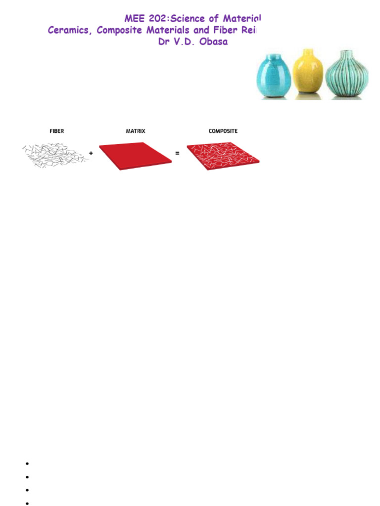 Ceramic Composite MAterials | PDF | Composite Material | Fiberglass