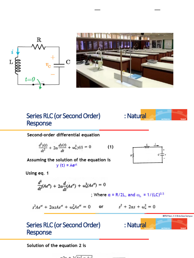 Lecture 16 – Rlc Circuit | PDF | Damping | Electronics