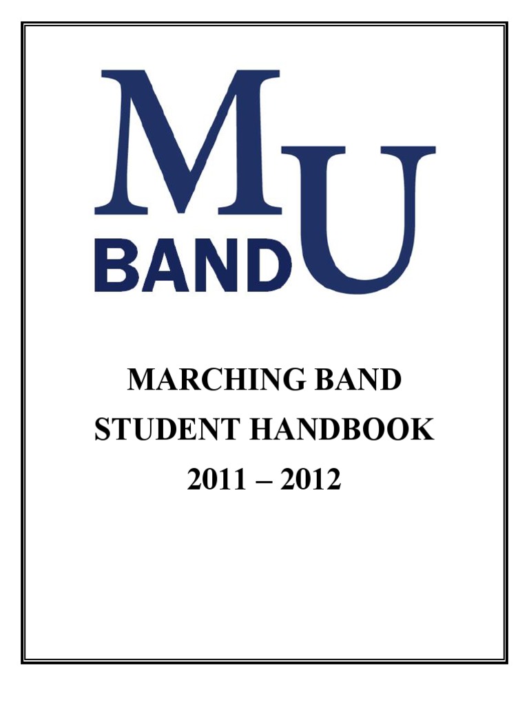 2011 Marching Band Handbook Final PDF Lunch Bus