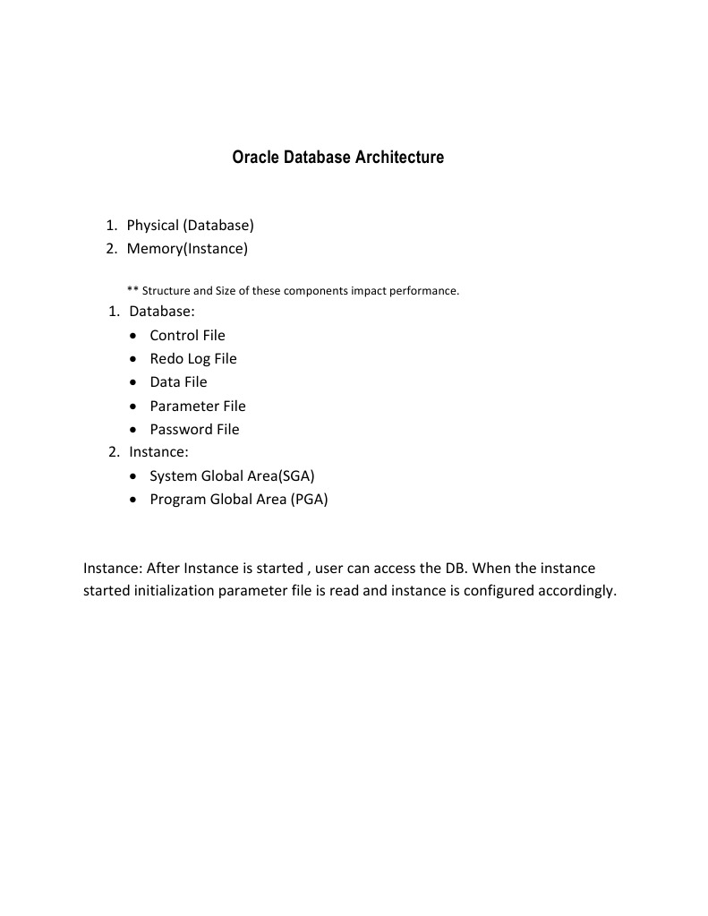 Oracle Database | PDF | Science & Mathematics