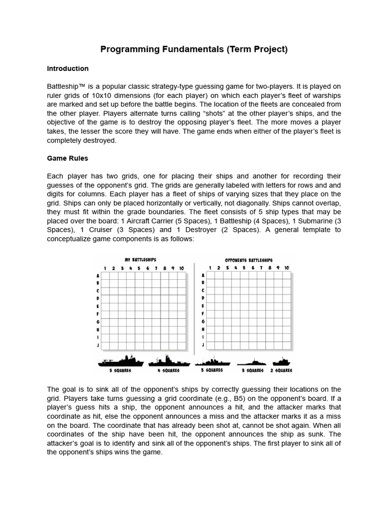 PF Project | PDF | Warships | Computer Simulation
