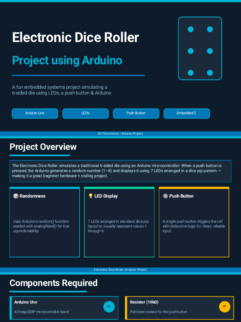 Arduino Dice Roller | PDF