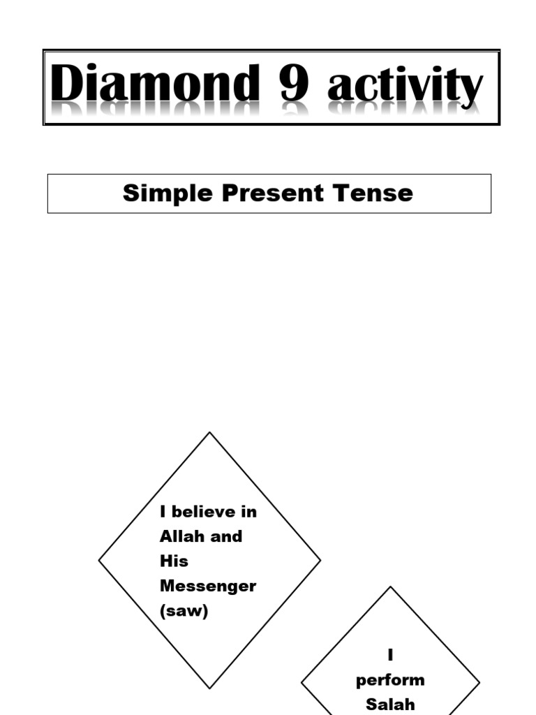 Diamond 9 Activity | PDF