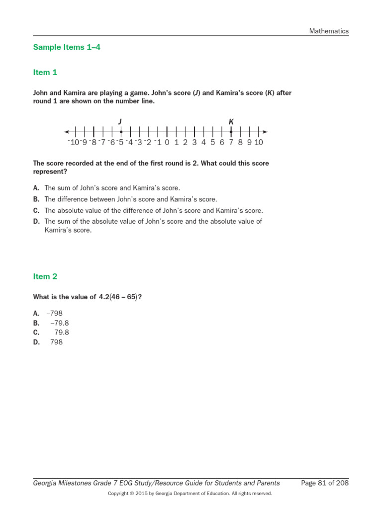 GAMAS Math Study Items | PDF | Rectangle | Angle