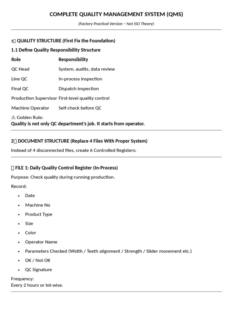 QC - Completet QMS | PDF | Quality Management System
