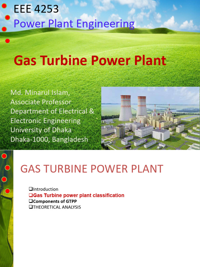 8 Gas Turbine Power Plant | PDF | Cogeneration | Engines