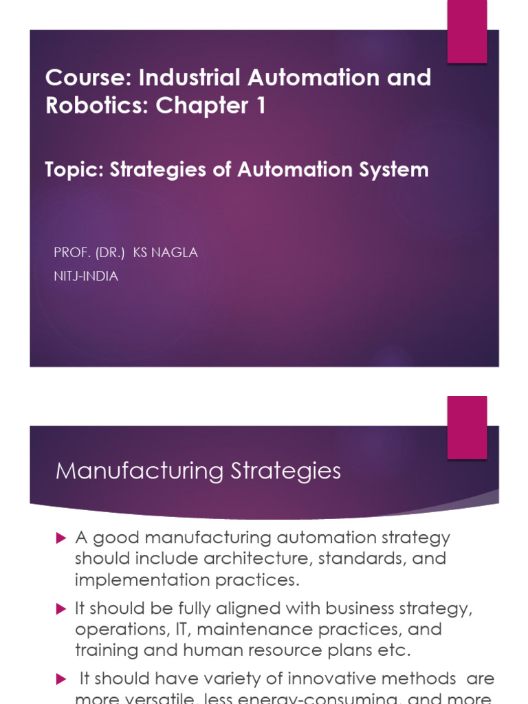 Strategies of Automation | PDF | Automation | Computing
