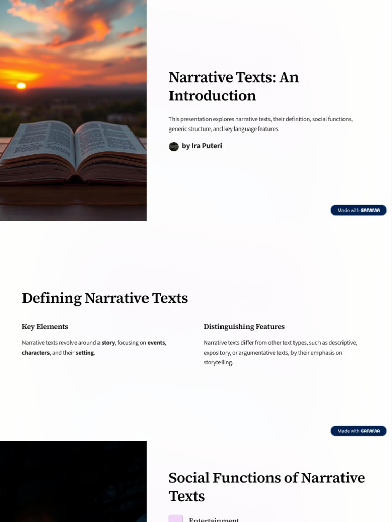 Narrative Texts an Introduction | PDF | Narrative | Literary Theory