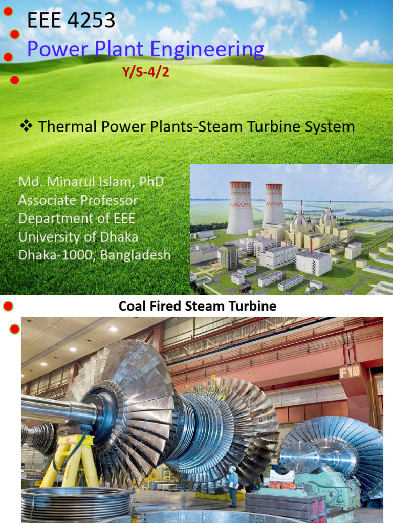 Thermal Power Plant Module 4 | PDF | Turbine | Engines