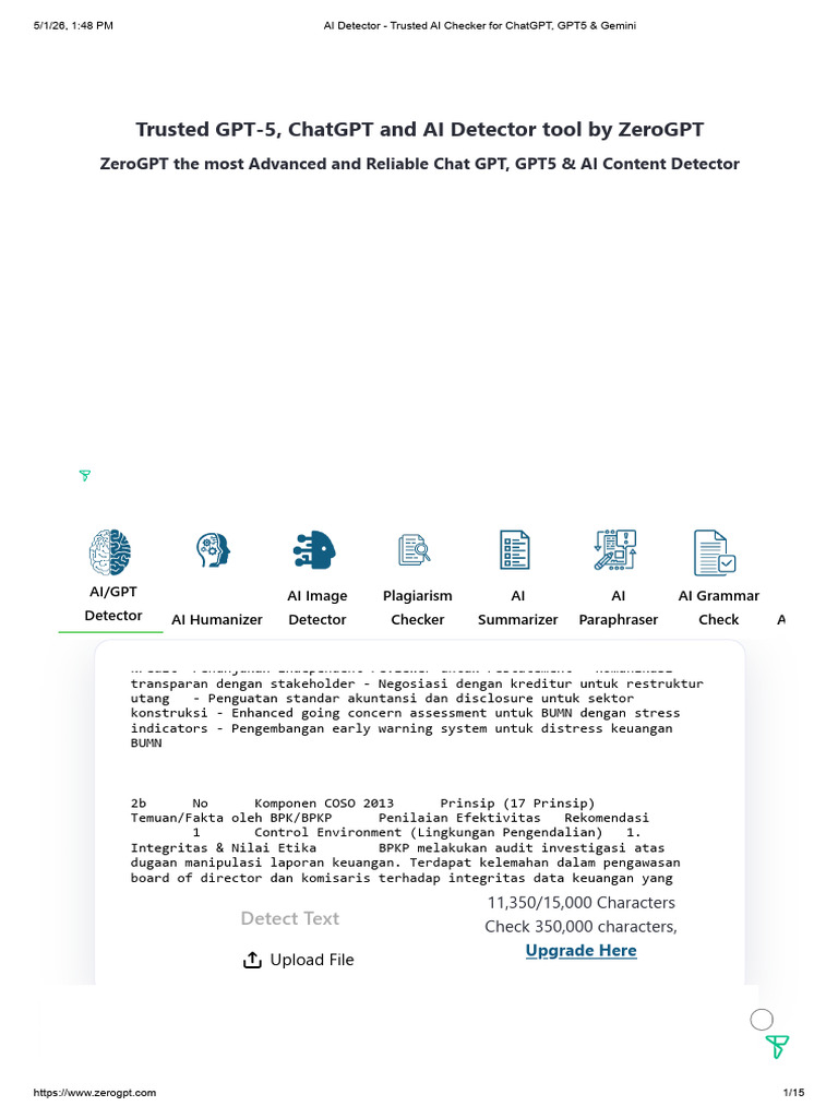 AI Detector - Jawaban 2A-B SIPI Billy | PDF