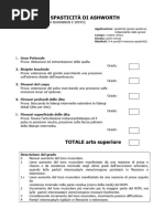 Modified Ashworth Scale Instructions | PDF