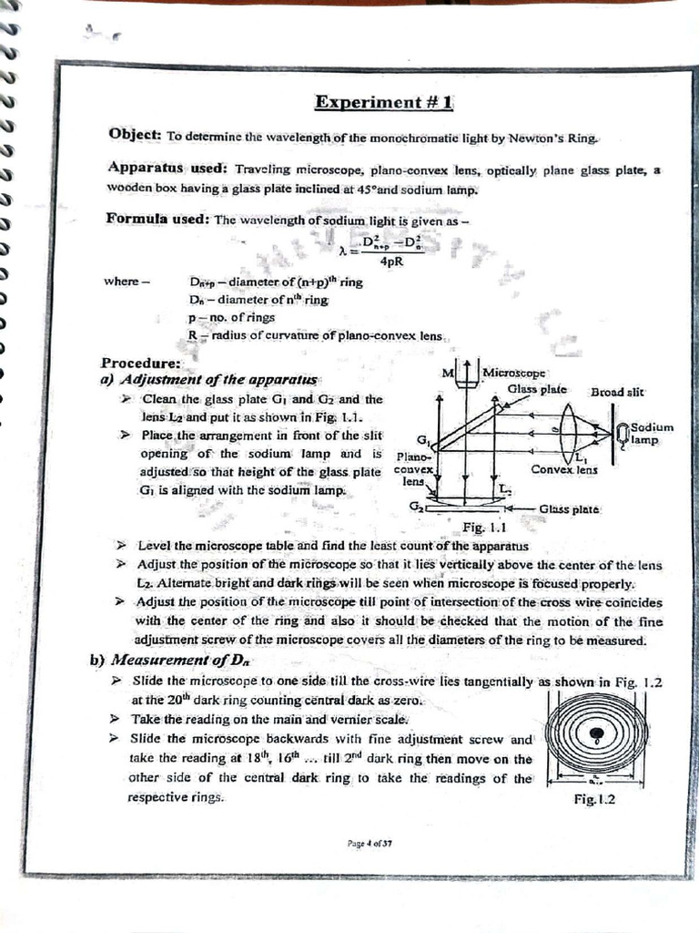 Physics Lab Manual | PDF