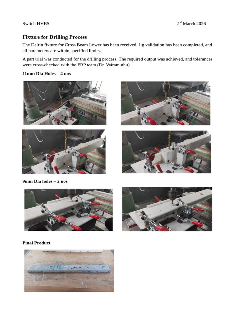 Drilling Fixture - Update 2026 Mar 02 | PDF
