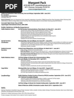 Margaret Pack Resume