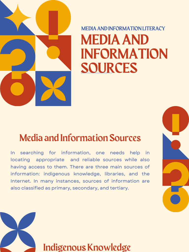 Media and Information Literacy 1 | PDF | Computer Network | Internet