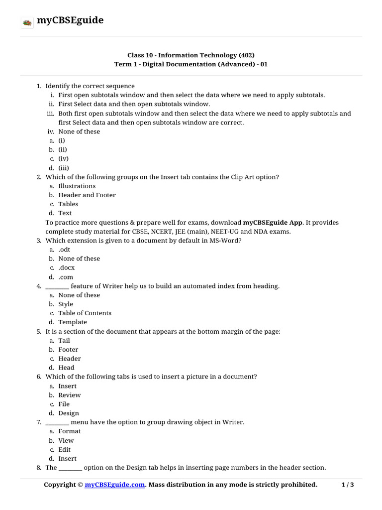 10 It Digital Documentation Tp01 | PDF | Microsoft Word | Software