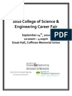 2010 College of Science & Engineering Career Fair