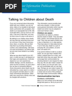 Talking To Children About Death