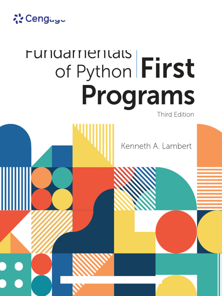 Fundamentals of Python First Programs (3rd Edition) PDF | PDF | Control ...