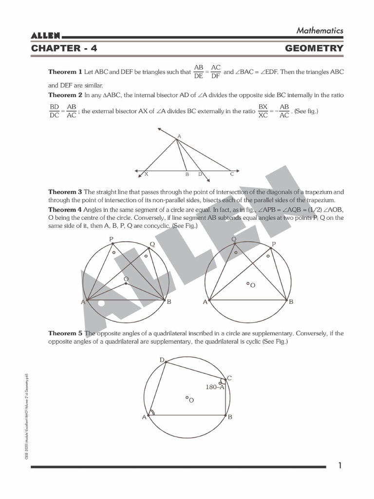 4. Geometry IOQM | PDF