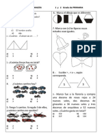 Exmen de 1 y2 Grado