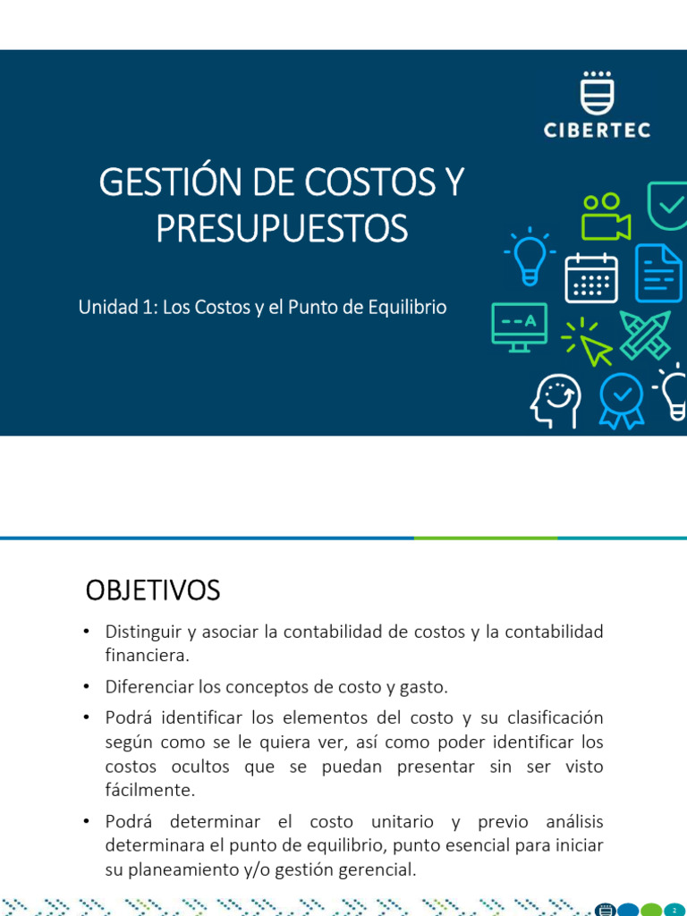 Unidad 01 Tema 01costos y Presupuestos | PDF | Presupuesto ...