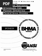ANSI/BHMA A156.9 Cabinet Hardware Standards | PDF