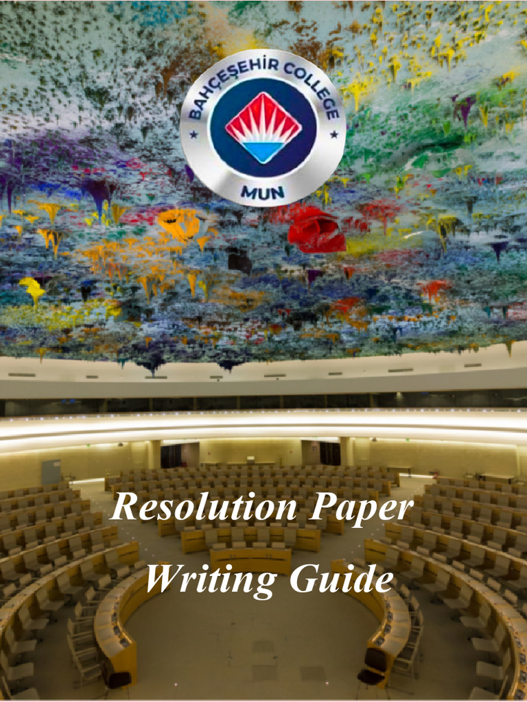 Resolution Paper Writing Guide | PDF