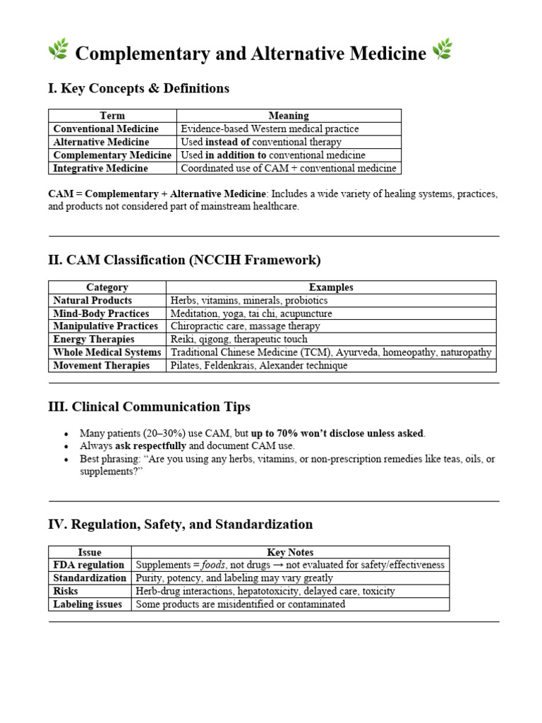 ? Complementary and Alternative Medicine ? pdf | PDF | Alternative ...