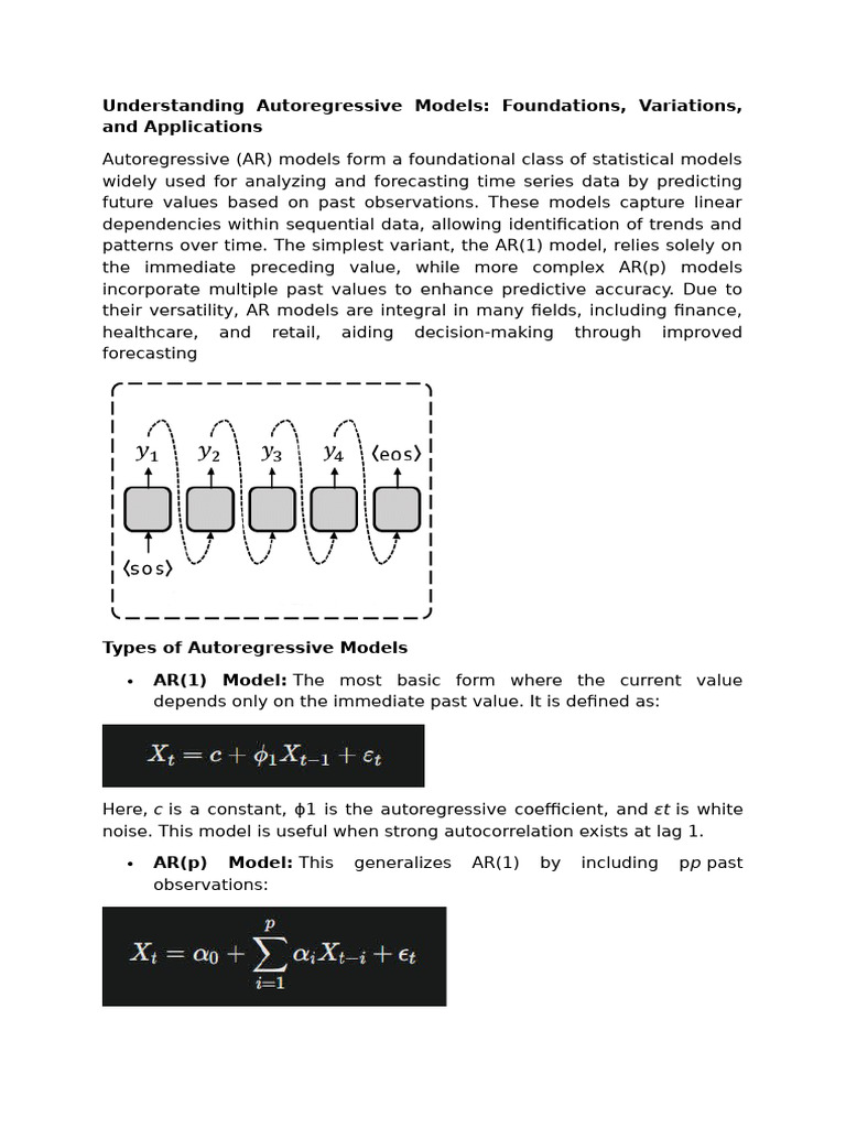 Understanding Autoregressive Models | PDF | Autoregressive Model ...