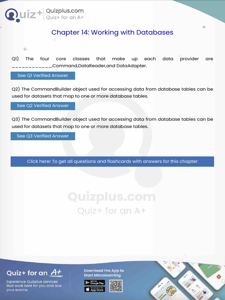The Four Core Classes That Make Up Each Data Provider Are ...
