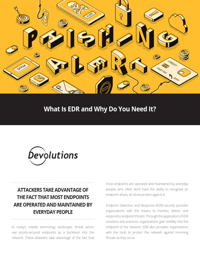What Is Edr and Why Do You Need It | PDF | Malware | Security