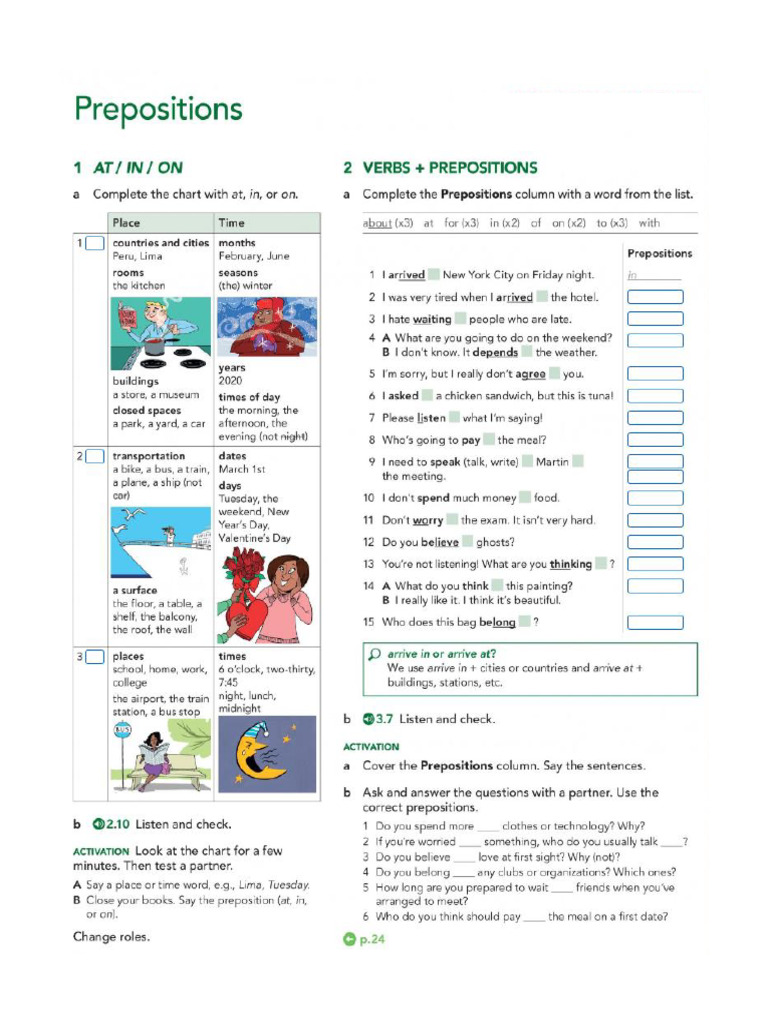 Prepositions | PDF