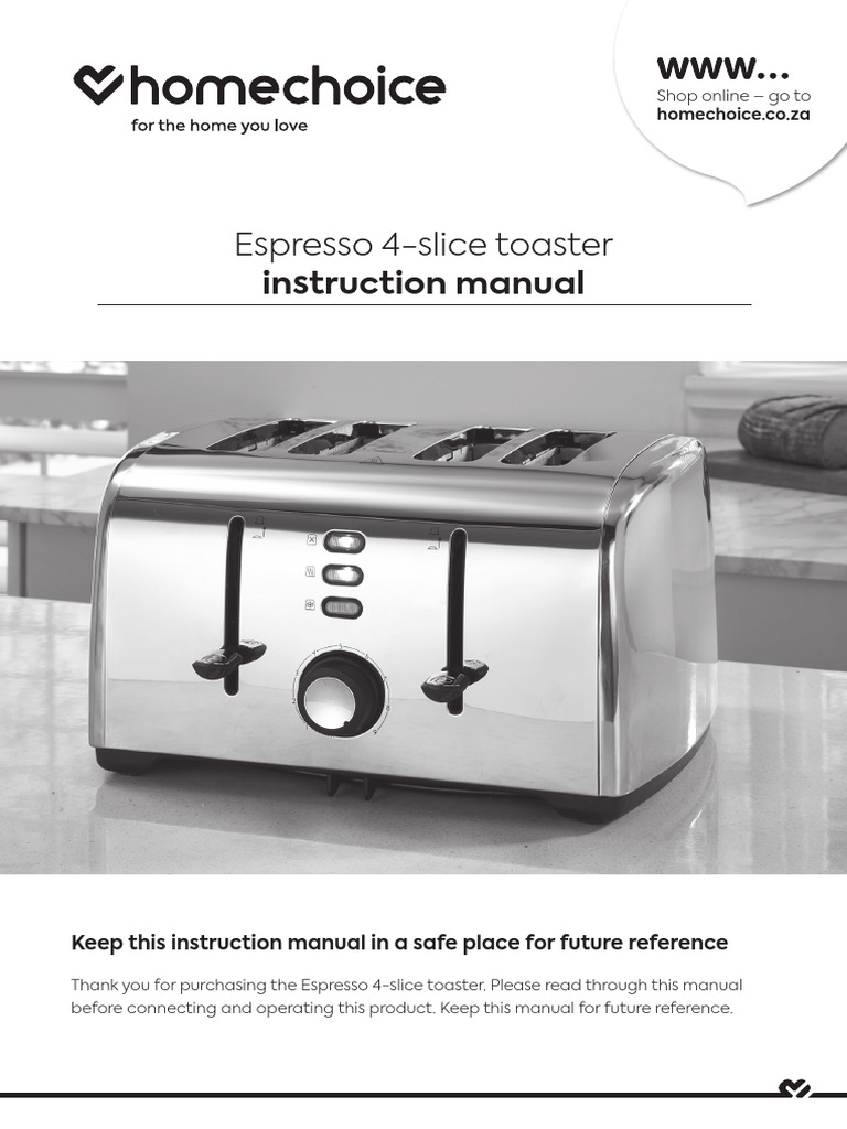 Espresso 4 Slice Toaster | PDF