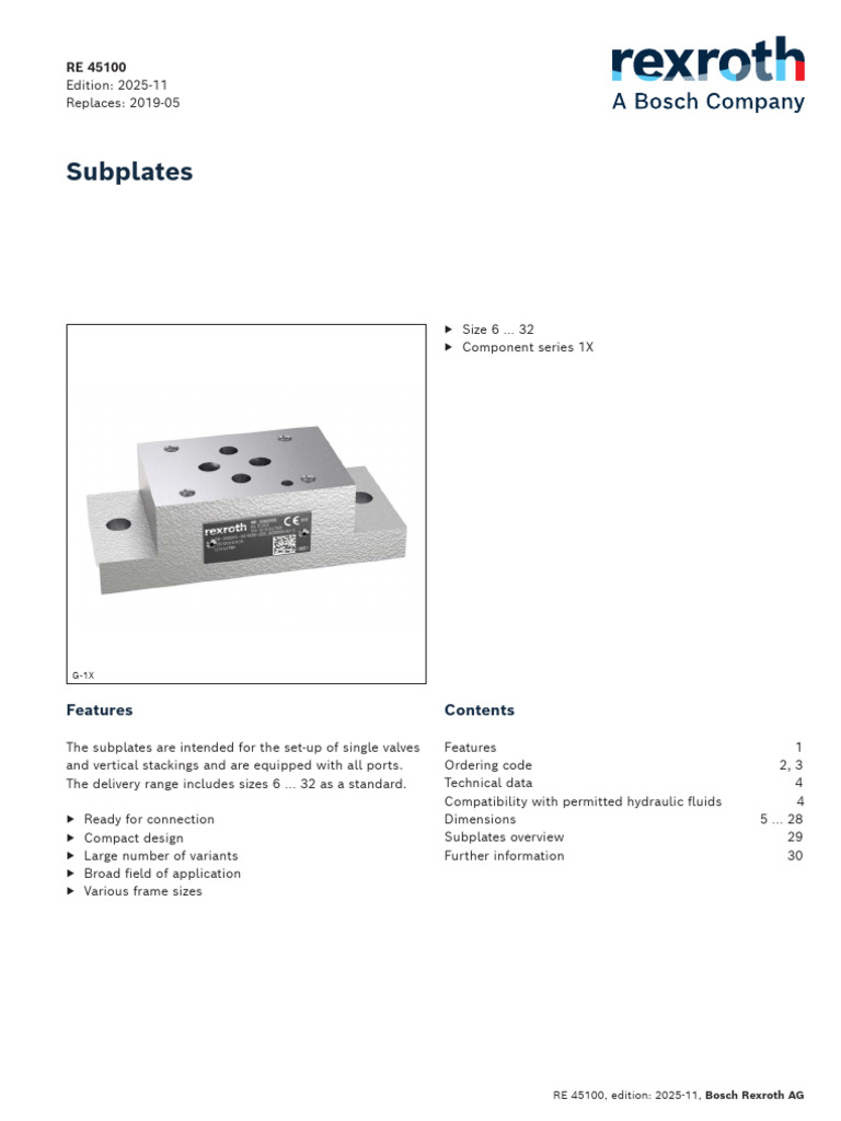 RE 45100_2025-11 | PDF | Valve | Mechanical Engineering