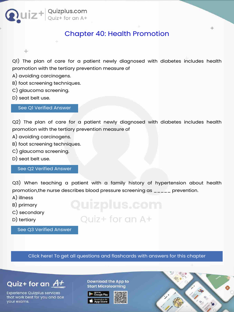 The Plan of Care for a Patient Newly Diagnosed With Diabetes Includes ...