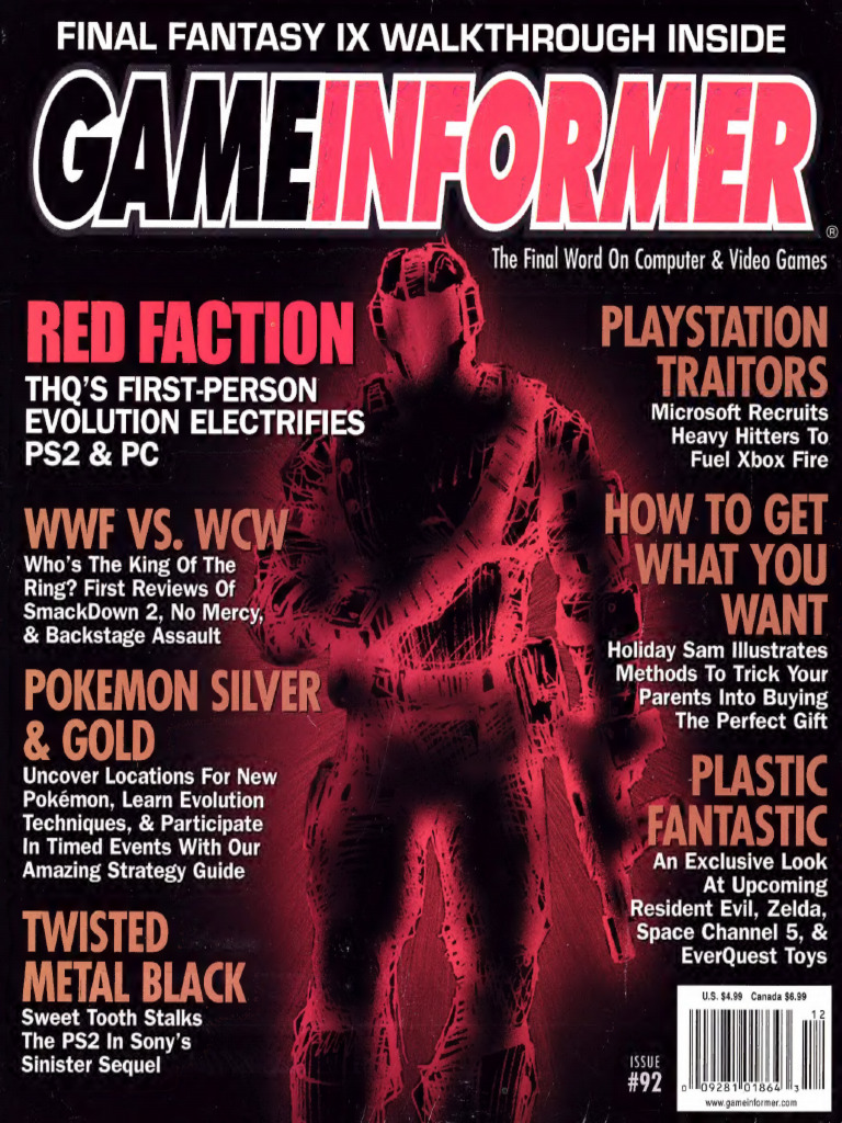 Game Informer Issue 92 (December 2000) | PDF